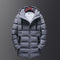 Chaqueta Acolchada de Plumas para Hombre - Corte Medio