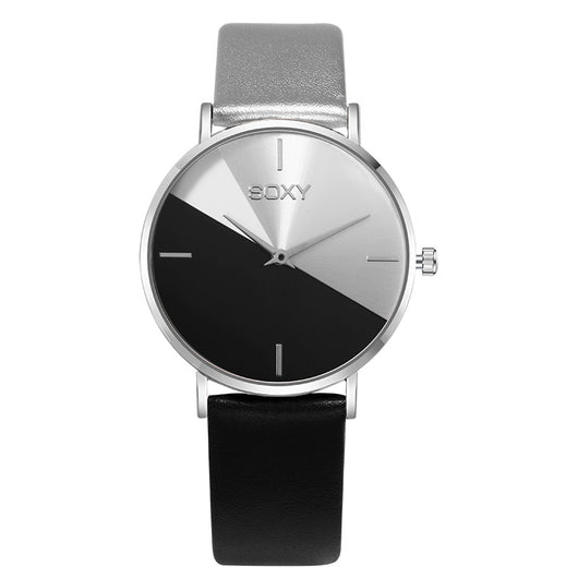 Reloj de moda para mujer en oro rosa con correa de cuero - Image 16