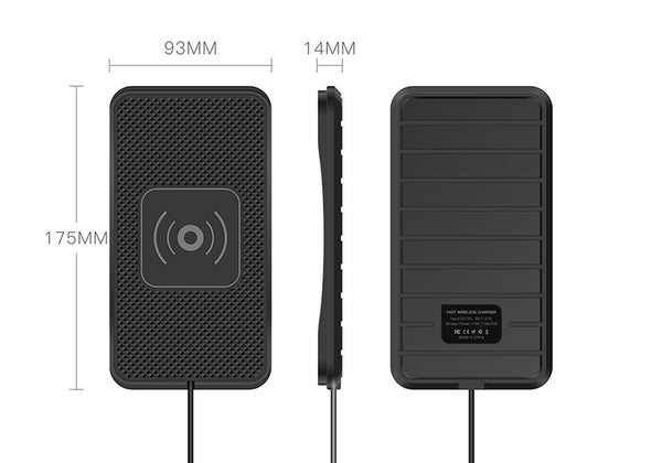 Cargador Inalámbrico Antideslizante para Auto Compatible con Apple - Image 15