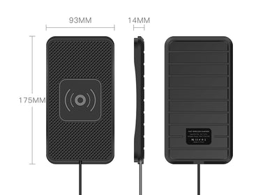 Cargador Inalámbrico Antideslizante para Auto Compatible con Apple - Image 15