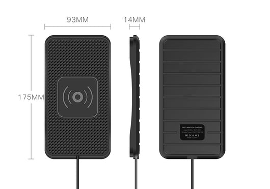 Cargador Inalámbrico Antideslizante para Auto Compatible con Apple - Image 15