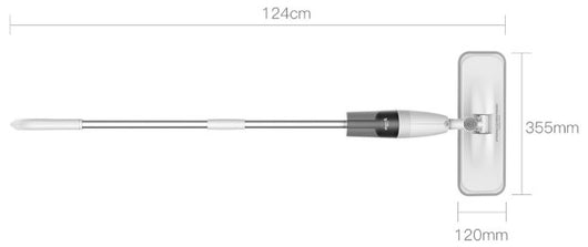 Trapeador Xiaomi Deerma con Pulverizador de Agua - Fibra de Carbono 360° y Depósito de 350ml - Image 9