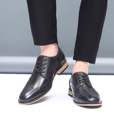 Zapatos de Cuero Ejecutivos con Cordones para Hombre