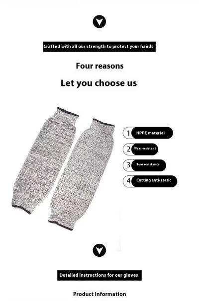 Guantes de Protección Anti-Corte con Manga Larga Respirable - Image 7