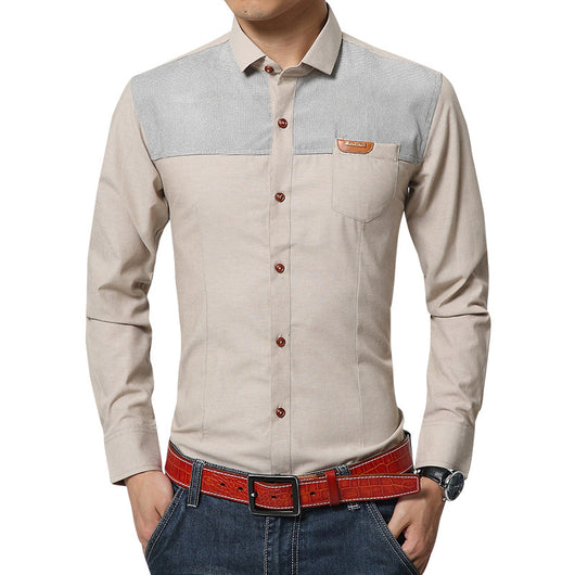 Camisa Entallada Coreana para Hombre - Image 5