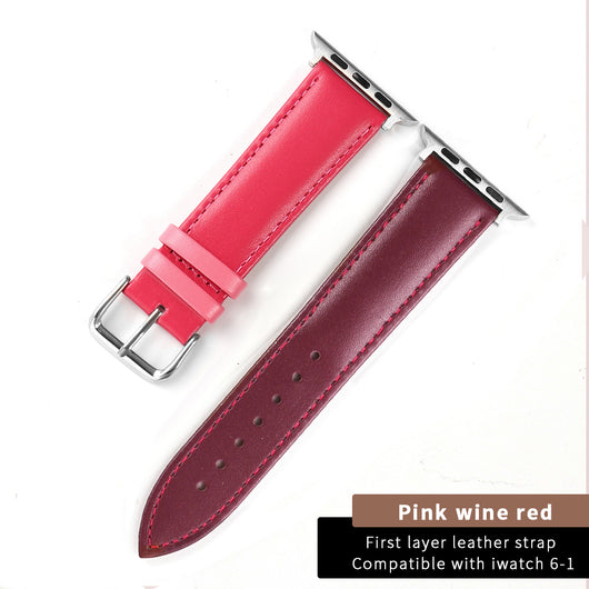 Correa de Reloj Cuero Genuino Bicolor - Pulsera Premium de Cuero Vacuno - Image 19
