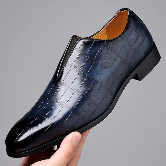 Zapatos Casuales de Cuero con Patrón Piedra - Cómodos y Transpirables - Image 4