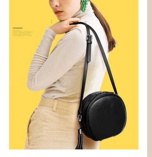 Bolso de Cuero Suave para Mujer con Correa Diagonal - Image 3