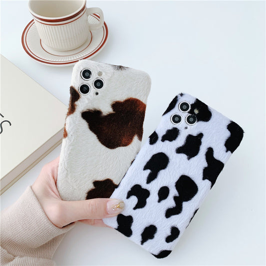 Funda para iPhone con Diseño Adorable de Cartón de Leche