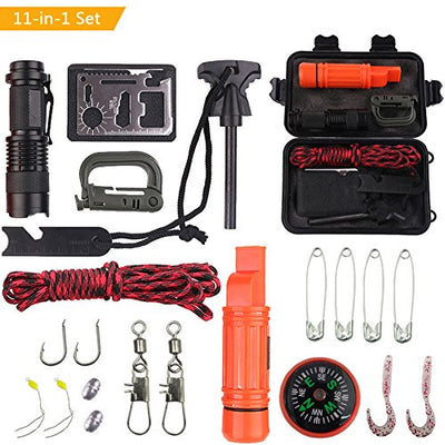 Kit de Supervivencia Multifunción para Aventuras al Aire Libre
