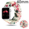 Elástico de Cabelo Algodão Calico Flamingos Champagne40 Mm