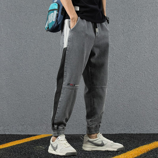 Jeans Hombre Oversized Corte Holgado Estilo Harlem Capri Trendy