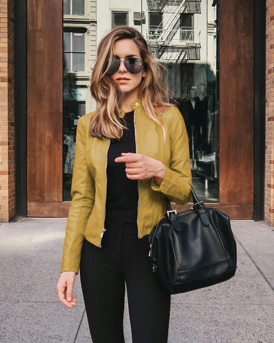 Blazer de Cuero PU para Mujer - Colección Otoño Invierno - Image 12
