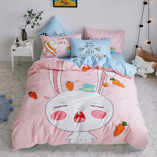 Juego de Sábanas Estampado Infantil de Algodón 4 Piezas - Image 10