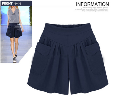 Shorts Holgados Talla Plus XL - Cintura Elástica Verano Casual - Image 5