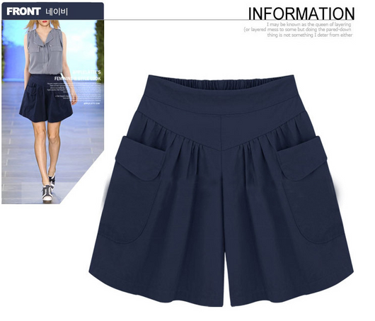 Shorts Holgados Talla Plus XL - Cintura Elástica Verano Casual - Image 5