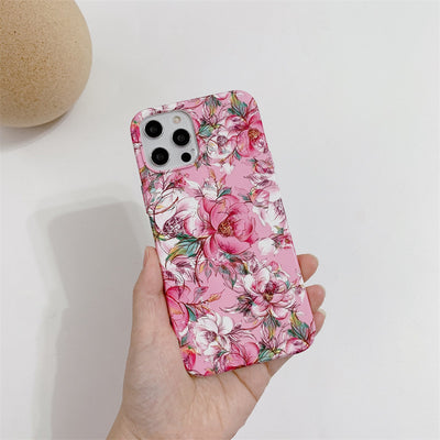 Funda Floral Sonriente Compatible con iPhone 11, 12, X, XS, XR, 8 Plus - Diseño Suave para Mujer - Image 3