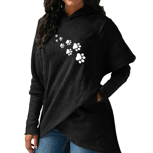Sudadera con Estampado de Huella de Perro - Image 4