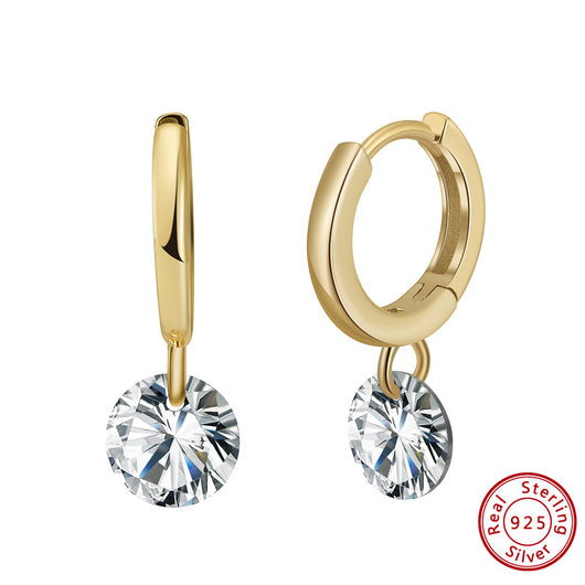 Aretes de Plata Esterlina 925 con Circonita Brillante - Image 9