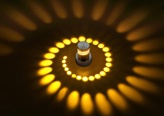 Lámpara LED Espiral Moderna para Pared - Luz Colorida para Bares y Espacios Interiores - Image 16