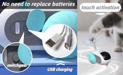 Juguete Interactivo para Gatos y Perros - Auto Controlado con 2 Modos de Movimiento - Image 16