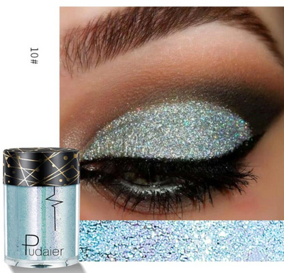 Paleta de Sombras Shimmer Pudaier 3.5G - Maquillaje Profesional con Acabado Mate y Brillante