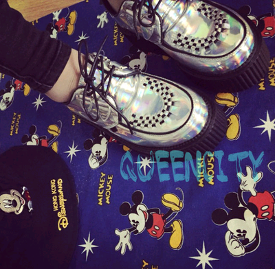 Zapatillas Plataforma Laser Harajuku Unisex con Suela Gruesa - Image 13