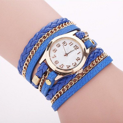 Reloj Pulsera de Cuero PU con Correa Enrollable - Image 7