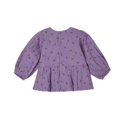 Blusa Baby Doll Púrpura para Niña - Confección Artesanal - Image 4