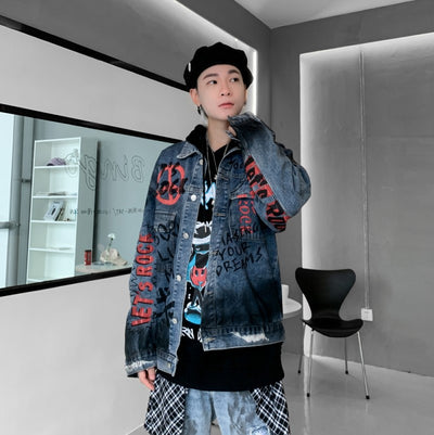 Chaqueta Denim Oversized Unisex con Detalles Rotos - Estilo Urbano - Image 4