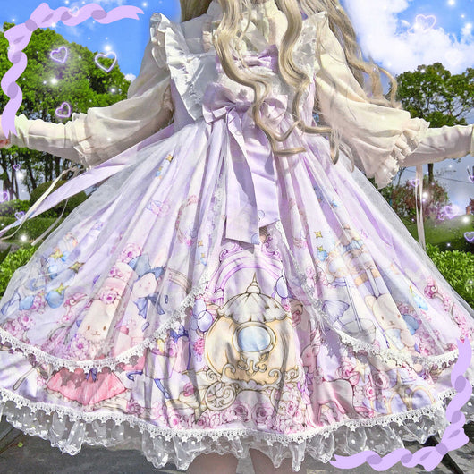 Vestido JSK Lolita Carnival con Osito de Diseño Original y Tirantes - Image 4