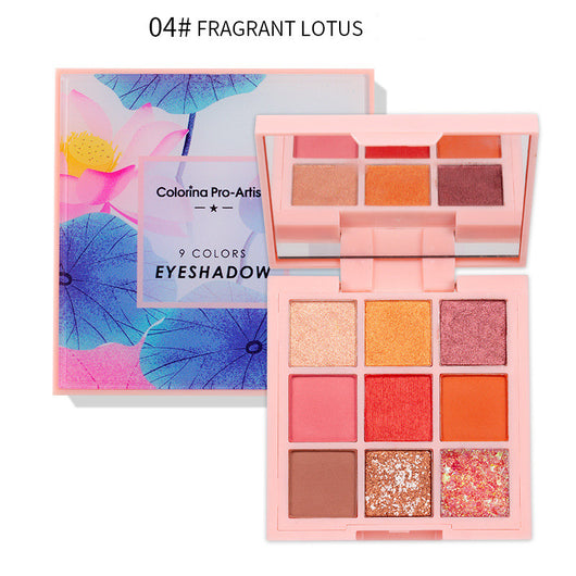 Paleta de Sombras Eyeshadow Tonos Tierra con Brillo y Lentejuelas Calabaza - Image 6