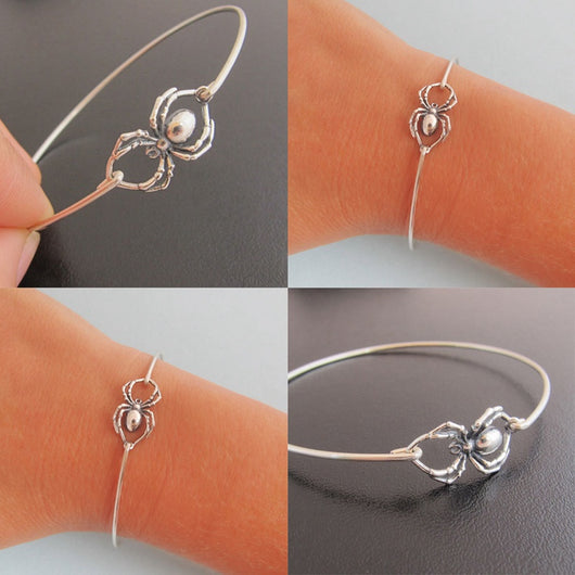 Pulsera de Araña para Halloween — Plateada - Image 4