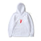 Sudadera con Capucha Estampada Unisex