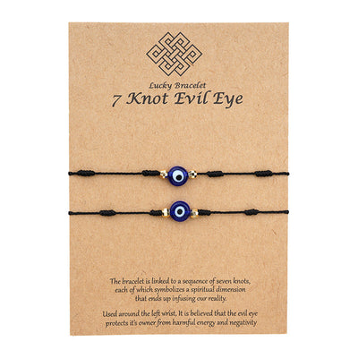 Pulsera Tejida de Pareja con Diseño Creativo Europeo y Americano - Image 8