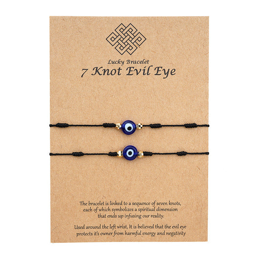 Pulsera Tejida de Pareja con Diseño Creativo Europeo y Americano - Image 8