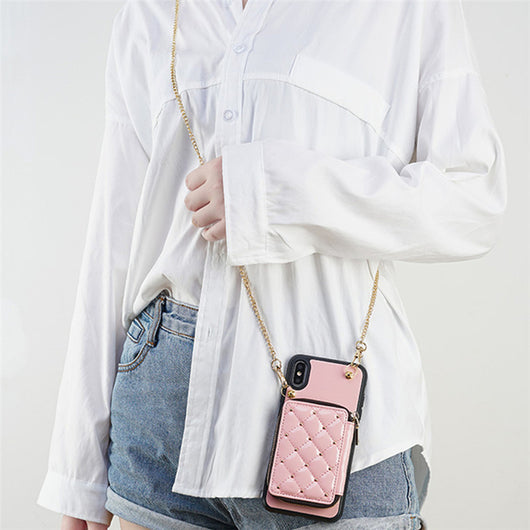 Monedero de Lujo con Remaches Brillantes Compatible con Apple - Image 4