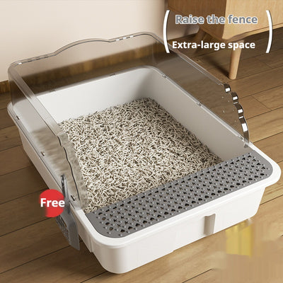 Arenero para Gatos Extra Grande Semi-Cerrado Resistente al Agua - Image 23