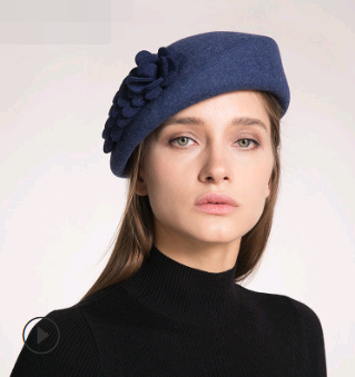 Boina de Lana Premium para Otoño e Invierno - Estilo Europeo para Mujer