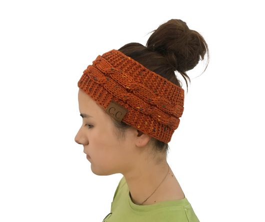Gorro Tejido Invierno para Mujer con Agujero para Coleta - Beanie Cálido de Punto Trenzado - Image 2