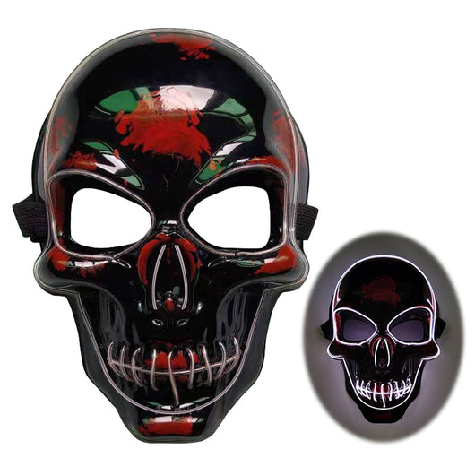 Máscara de Calavera LED Brillante Aterradora para Halloween - Image 10