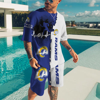 Conjunto de Playa Talla Grande: Playera Suelta y Shorts Estampados - Image 24