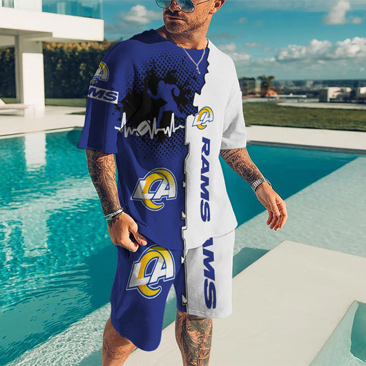 Conjunto de Playa Talla Grande: Playera Suelta y Shorts Estampados - Image 24