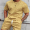 Conjunto Deportivo Casual para Hombre - Playera y Pantalón Corto Estampado