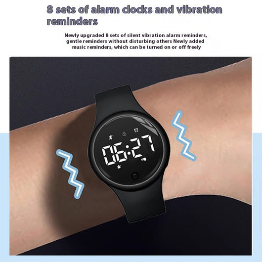 Reloj Inteligente Silencioso para Estudiantes con Vibración y Alarma - Image 2
