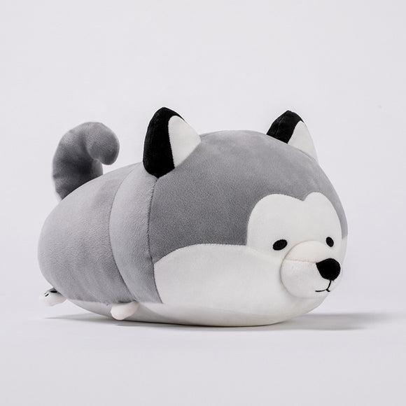 Almohada Peluche Husky Q Version - Compañero Perfecto para Descansos en Oficina