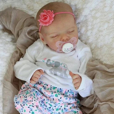 Muñeca Reborn Realista de 17 Pulgadas - Bebé Niña con Detalles Auténticos - Image 11