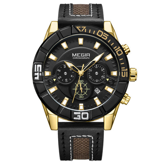Reloj de Cuarzo para Hombre con Esfera Luminosa y Gran Dial