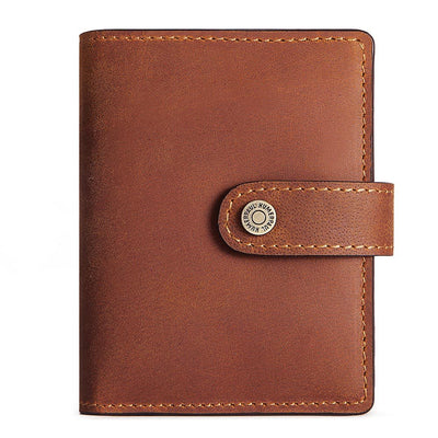 Cartera Vintage de Cuero con Cierre - Image 4