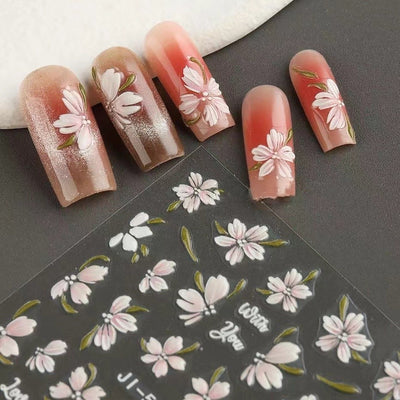 Adhesivos de Uñas 5D con Relieve Estéreo - Ornamentos Decorativos - Image 42